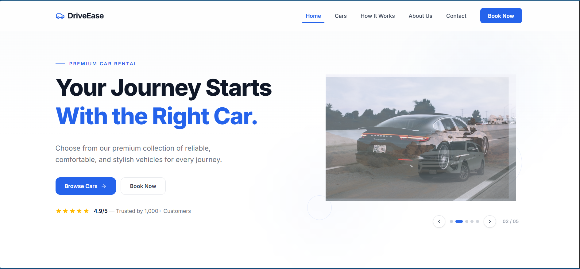 Car Rental Website