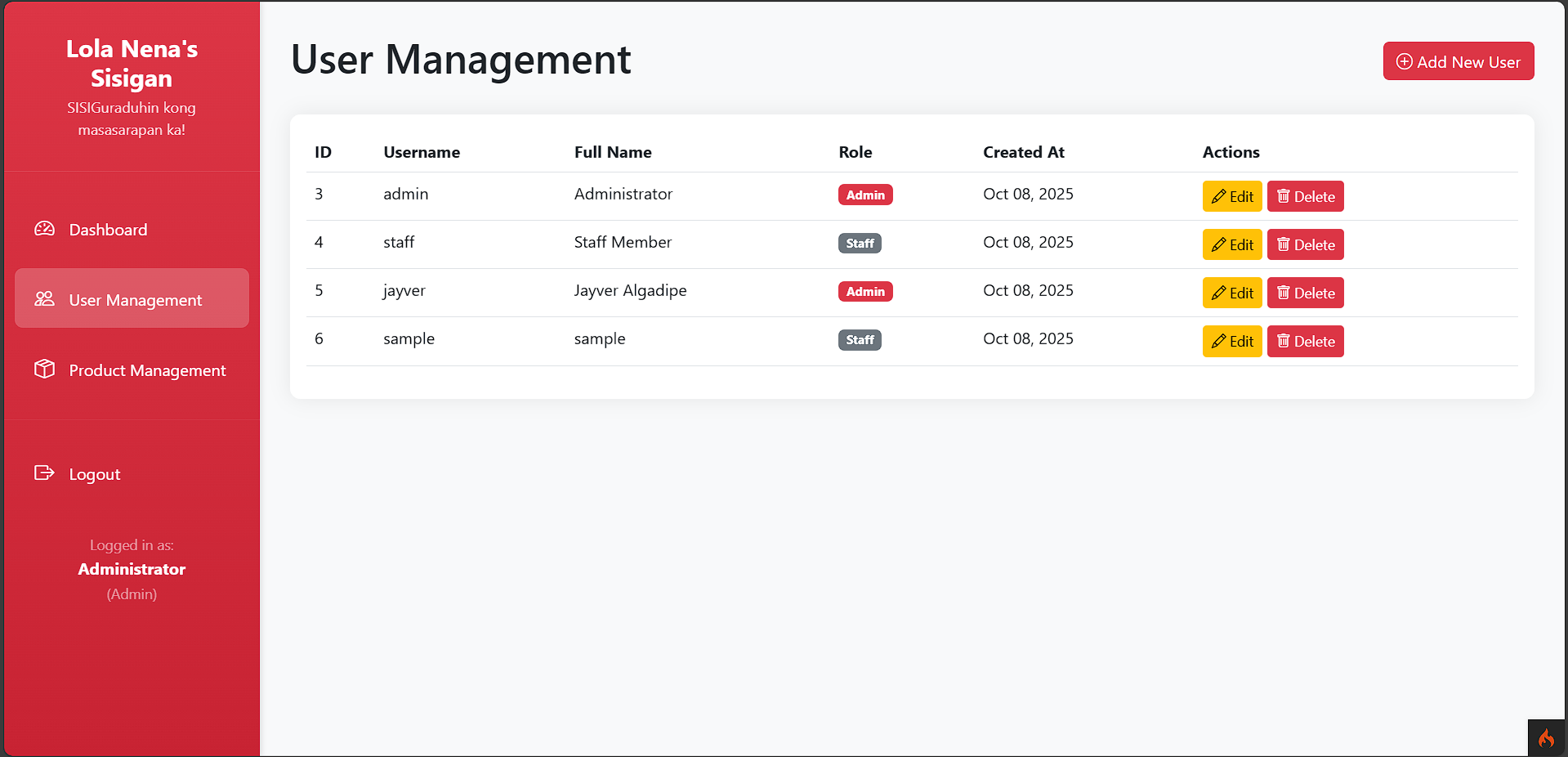 User Management